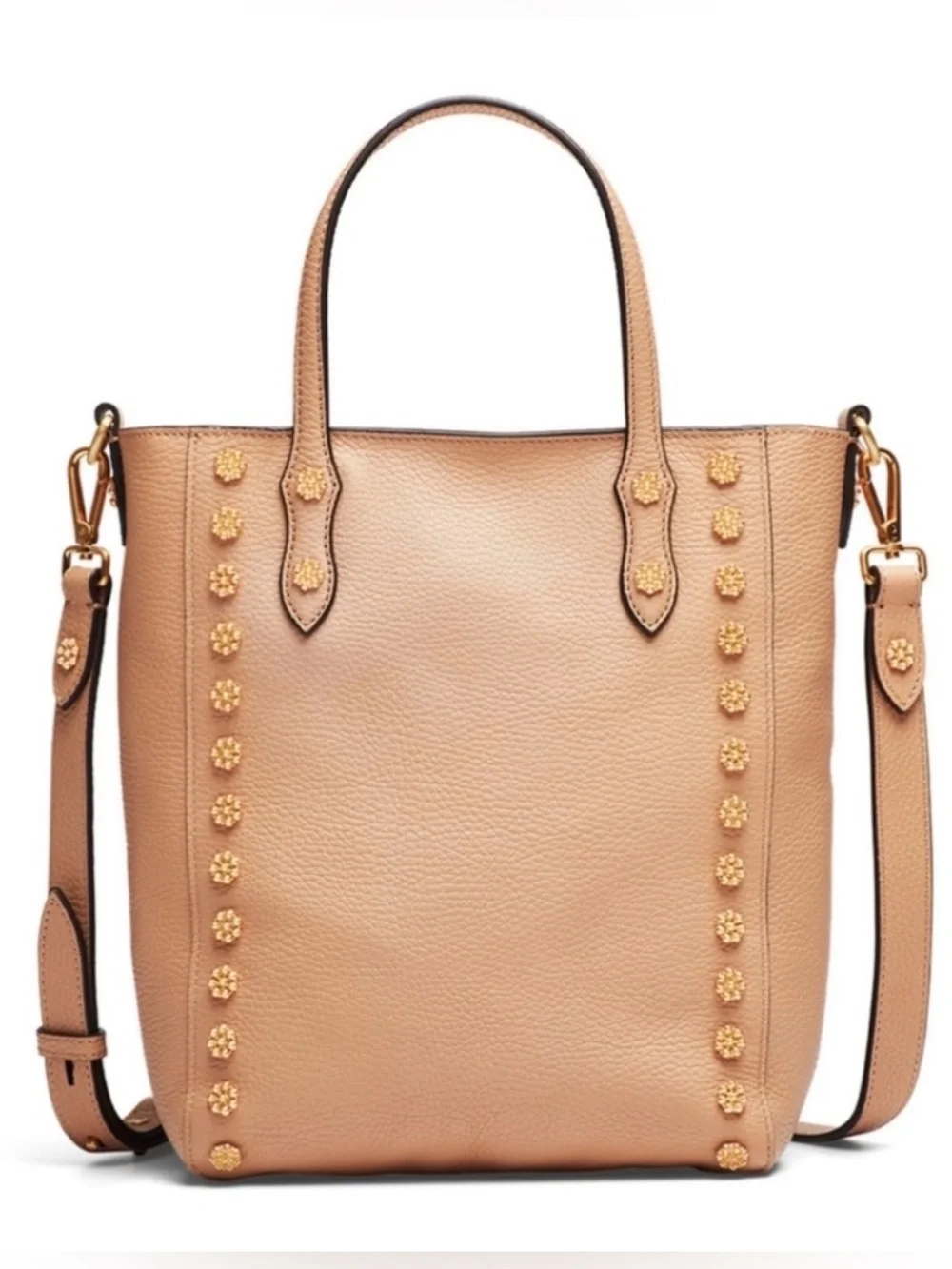 Annabel Ingall Daisy Leather Studded Crossbody Tote